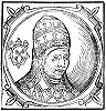 Николай V, папа Римский. Гравюра из кн.: Platina B. Historia. 1600. P. 307 (РГБ)