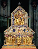 Реликварий Трех волхвов. 1191 г. (Кёльнский собор)