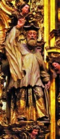 Католич. св. Филиппо Нери. Скульптура в ц. Дивино-Сальвадор в Севилье. Мастерская Х. М. Монтаньеса. 1-я пол. XVII в.