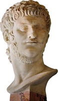 Имп. Нерон. Бюст. Реставрация XVII в. (часть лица — античного времени) (Капитолийские музеи, Рим)