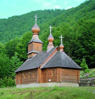 Монастыркий храм в честь иконы Божией Матери «Нечаянная Радость». Фотография. 10-е гг. XXI в.