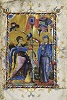 Благовещение. Миниатюра из Лекционария царя Хетума II. 1286 г. (Матен. № 9422. Л. 12)