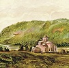 Северный Зеленчукский храм. Акварель Д. М. Струкова. 1886–1888 гг. (РГБ)