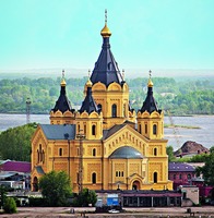 Кафедральный собор во имя блгв. кн. Александра Невского в Н. Новгороде. 1867–1881 гг. Фотография. 10-е гг. XXI в.