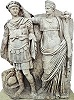 Имп. Нерон и его мать Агриппина. Скульптура. 15 г. (Музей Афродисиады, Турция)