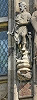 Николай Верденский. Скульптура на  башне Кёльнской ратуши. Между 1891 и 1901 гг. Скульптор В. Альберманн