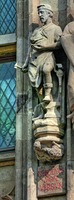Николай Верденский. Скульптура на башне Кёльнской ратуши. Между 1891 и 1901 гг. Скульптор В. Альберманн