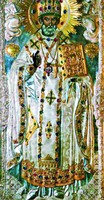 Свт. Николай Чудотворец. Икона. 1916 г. (Свято-Пантелеимонов мон-рь, Афон)