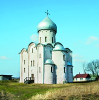 Церковь Преображения Господня на Нередице. 1198 г. Фотография. 2008 г.