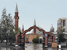 Соборная мечеть имени шейха Кунта-хаджи Кишиева в Новосибирске. 2014 г. Фотография. 10-е гг. XXI в.