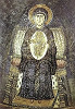Божия Матерь типа «Никопея». Фреска ц. Св. Софии в Охриде. 40-е гг. XI в.