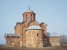 Церковь Преображения Господня (Спаса) на Ковалёве. 1345 г. Фотография. 2008 г.