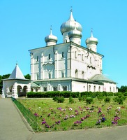 Спасо-Преображенский собор в Варлаамиевом Хутынском мон-ре. 1515 г. Фотография. 10-е гг. XXI в.