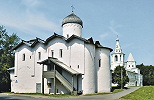 Церковь Жен-мироносиц на Ярославском дворище в Вел. Новгороде. 1510 г. Фотография. 10-е гг. XXI в.