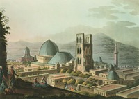 Храм Гроба Господня в Иерусалиме. Гравюра Л. Майера. 1804 г. (Нью-Йоркская публичная б-ка)