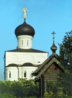 Вознесенский собор (60-е гг. XVI в.) и ц. прп. Савватия Оршинского (1996)