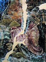 Ангел. Фрагмент фрески «Крещение». 3-я четв. или кон. XII в.