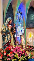 Образ Пресв. Девы Марии ла Антигуа в ц. св. Боско в г. Панама. Фотография. 2017 г. Фото: Basílica Don Bosco Panamá
