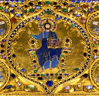 Христос Вседержитель. Фрагмент Пала д’Оро (базилика Сан-Марко в Венеции)