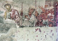 Коронация Баграта IV(?). Фрагмент росписи кафоликона. XI в.