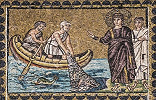 Чудесный услов рыбы. Мозаика базилики Сант-Аполлинаре-Нуово в Равенне. Ок. 520 г. Фото: Fr. Lauerence Lem, O. P./Fliekr