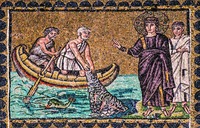 Чудесный услов рыбы. Мозаика базилики Сант-Аполлинаре-Нуово в Равенне. Ок. 520 г. Фото: Fr. Lauerence Lem, O. P./Fliekr