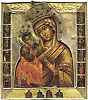 Икона Божией Матери «Украшение Печа» (Печи Краснице). Нач. XVIII в. (ц. Богородицы Одигитрии)