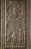 Вознесение Христово. Рельеф деревянных дверей ц. Санта-Сабина в Риме. Ок. 430 г. Фото: В. Е. Сусленков