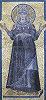 Богоматерь «Оранта». Фрагмент мозаики из оратория папы Иоанна VII. 705–707 гг. (Капелла Риччи ц. Сан-Марко во Флоренции)