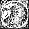 Пий I, папа Римский. Гравюра из кн.: Platina B. Historia. 1600 г. (РГБ)