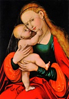 Божия Матерь Помощница. 1537(1514?) г. Худож. Лукас Кранах Старший (собор св. Иакова в Инсбруке, Австрия)