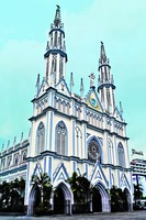 Церковь Пресв. Девы Марии с горы Кармил в г. Панама. Архит. А. Аросемена. 1953 г. Фото: Karinacarrillo92