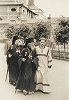 Василий (Шуан), еп. Пекинский, Виктор (Святин), архиеп. Кранодарский и Кубанский (ранее Пекинский) в Москве. Фотография. 1957 г.