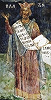 Платон. Фрагмент композиции «Древо Иессеево». Роспись трапезной Великой лавры на Афоне. 1512 г.