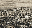 Вид на Пловдив. Гравюра. 1885 г.