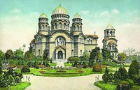 Кафедральный собор в честь Рождества Христова в Риге. 1876–1884 гг. Архит. Р. А. Пфлуг. Фотография. Нач. XX в.