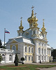 Церковь апостолов Петра и Павла Большого Петергофского дворца. 1747–1751 гг. Фотография. 2015 г. Фото: В. Е. Сусленков
