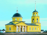 Церковь во имя Параскевы Пятницы в с. Малиновка Аркадакского р-на. 1838 г. Фотография. 10- гг. XXI в.