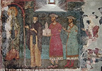 Ктиторская композиция. Роспись ц. прп. Саввы Освященного. Кон. XIII — 1-я пол. XIV в. Фото: Сандро Асатиани