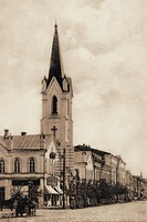 Лютеранская кирха во имя св. Георгия в Самаре. 1865 г. Фотография. Нач. XX в.