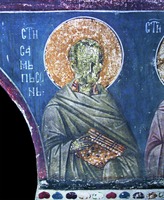 Прп. Сампсон Странноприимец. Роспись ц. Успения мон-ря Грачаница. Ок. 1320 г. Фото: BLAGO UFund USA/Serbia