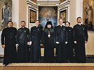 Выпускной акт Иконописного отделения С.-Петербургской Духовной Академии. Фотография. 2019 г.
