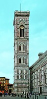 Колокольня. 1334–1459 гг. Архитекторы Джотто, А. Пизано, Фр. Таленти. Фотография. 2017 г. Фото: В. Е. Сусленков