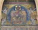Христос на троне. Фрагмент мозаики зап. фасада. Ок. 1297 г. Мастер Ф. Рузути Фото: В. Е. Сусленков