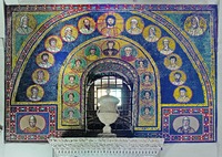 Композиция над входом в капеллу Сан-Дзено. 817–824 гг. Фото: В. Е. Сусленков