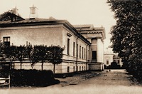 Инвалидный дом с ц. мч. Валериана (усыпальница графов Зубовых). 1805–1809 гг. Архит. Л. Руска. Фотография. Нач. XX в.