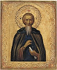 Прп. Савва Стромынский. Икона. Кон. XIX в. (частное собрание)