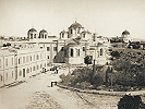 Здание Русской духовной миссии и Свято-Троицкий собор (1860–1872) в Иерусалиме. Фотография. 2-я пол. XIX в.