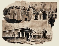 Освящение костела в Рязани. Литография из журнала «Tygodnik ilustrowany». № 2. 1896 г.
