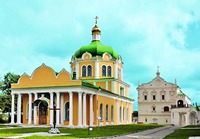 Христорождественский кафедральный собор Рязани. Кон. XIV — нач. XV вв., перестроен в кон. XVI — нач. XVII, 2-й пол. XVIII–XIX вв. Фотография. 2020 г. Фото: В. Е. Сусленков.